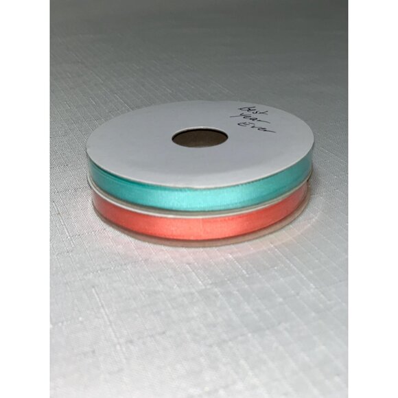 Rare Retired Stampin Up Pool Party Calypso Coral Ribbon Crafting Scrapbook Card - Picture 3 of 6